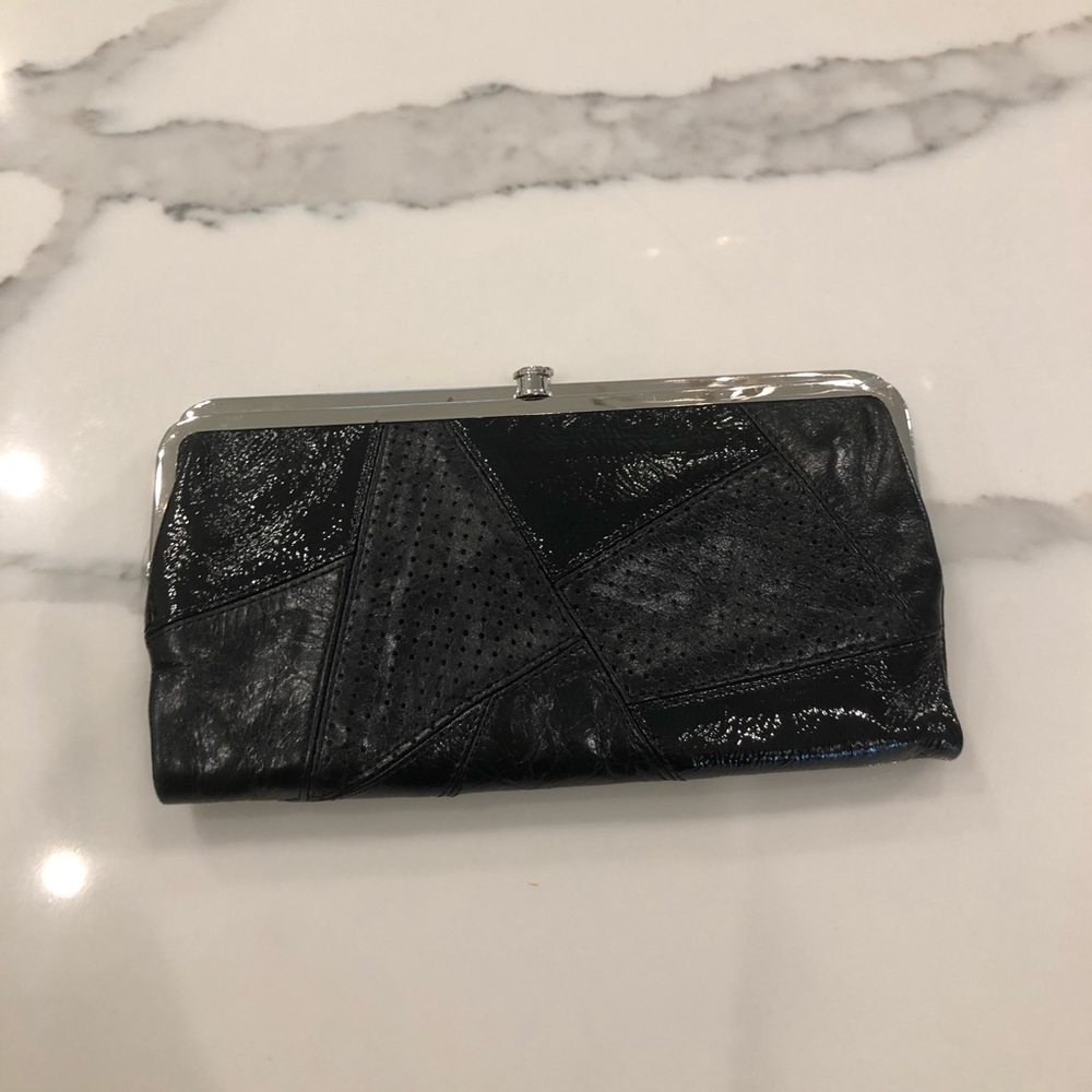 Hobo black wallet clutch